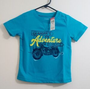 NWT Toddlers' Wonderkids Grandpa Motorcycle Shirt